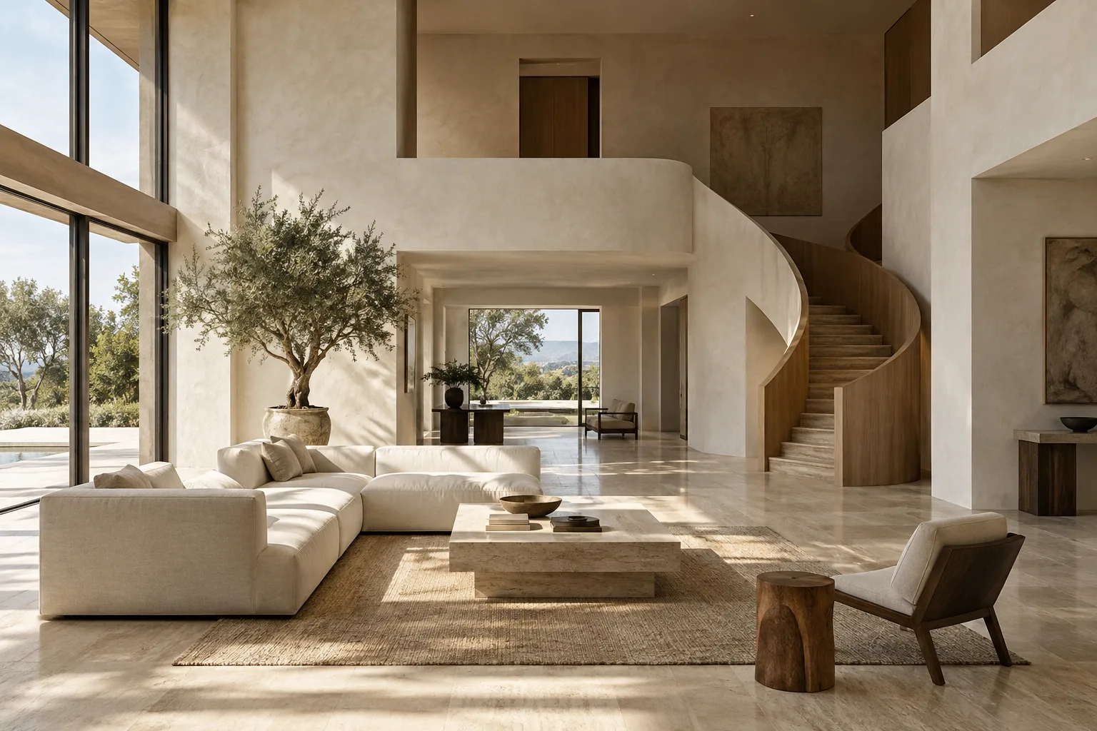 Interior arquitectónico contemporáneo · Imagen conceptual